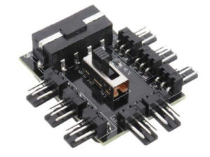 Fan 1 to 8 Splitter 3Pin Molex Fan speed adapter