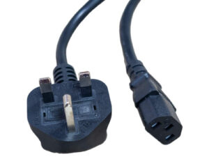 1.8m Uk plug to C13 power cord 14AWG