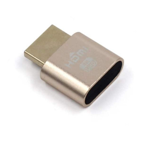 VGA Virtual Display Adapter DDC EDID Dummy Plug Headless Ghost Display Emulator 4k