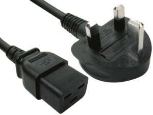 1.5m Uk plug to C19 power cord 14AWG