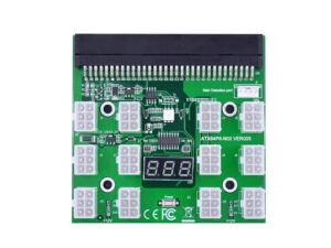 Server PSU 6 Pin 12 PCI-e Port Breakout Board Mining For Power Supply